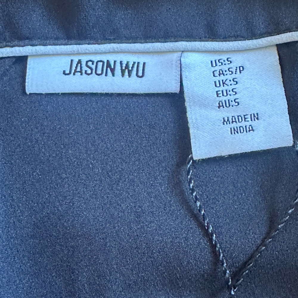 Jason Wu Black Two Piece Pajama Set Wide Leg NWT - Picture 14 of 17